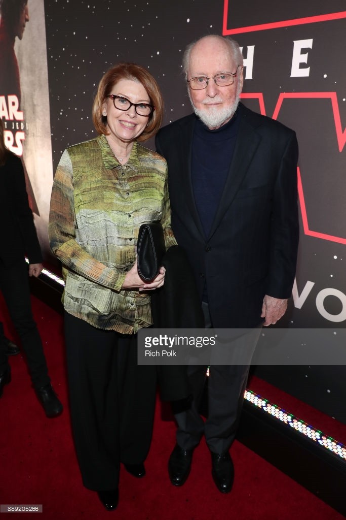 at Star Wars: The Last Jedi Premiere at The Shrine Auditorium on December 9, 2017 in Los Angeles, California.